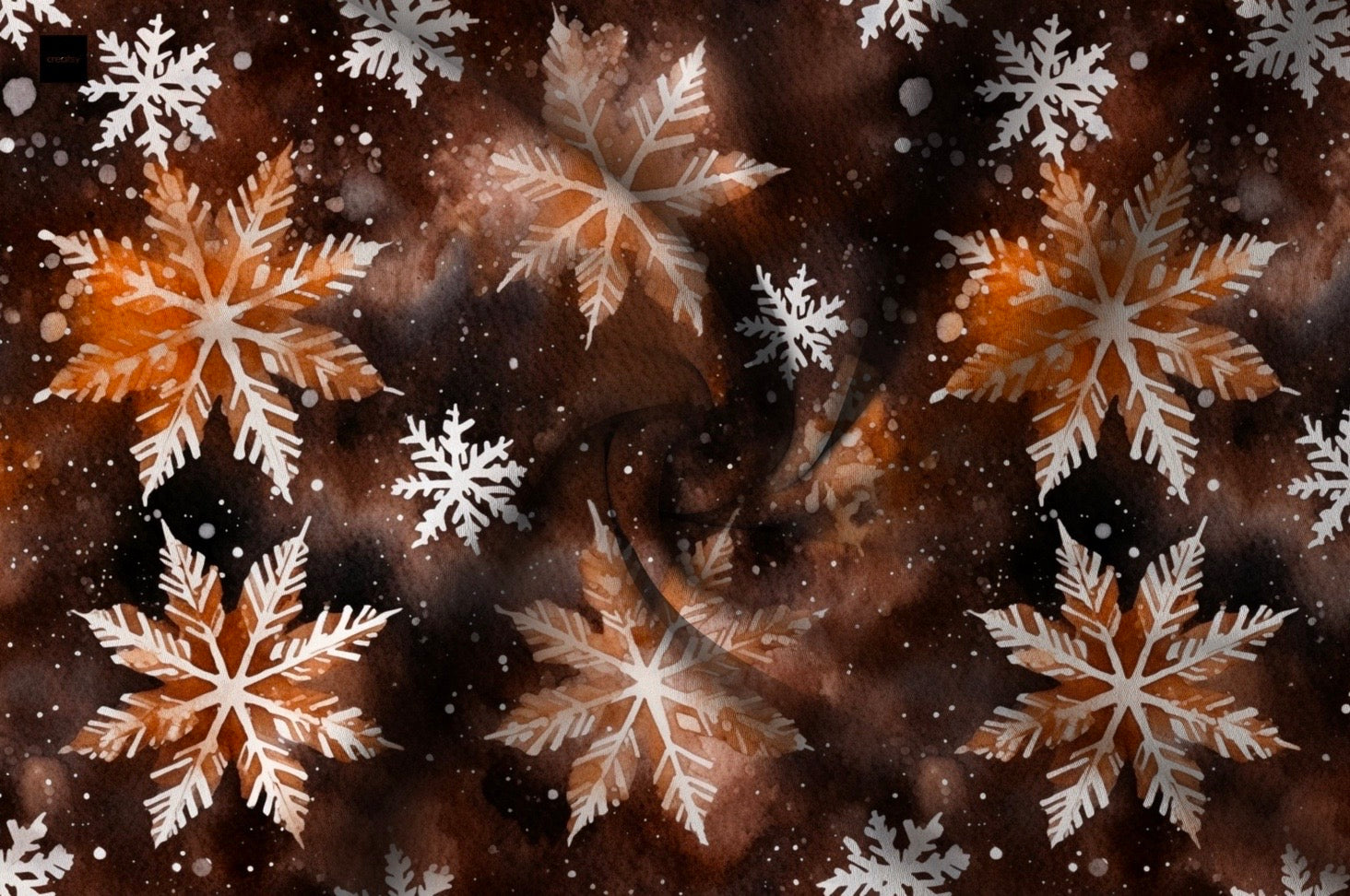 Braune Schneeflocke Wintervorbestellung